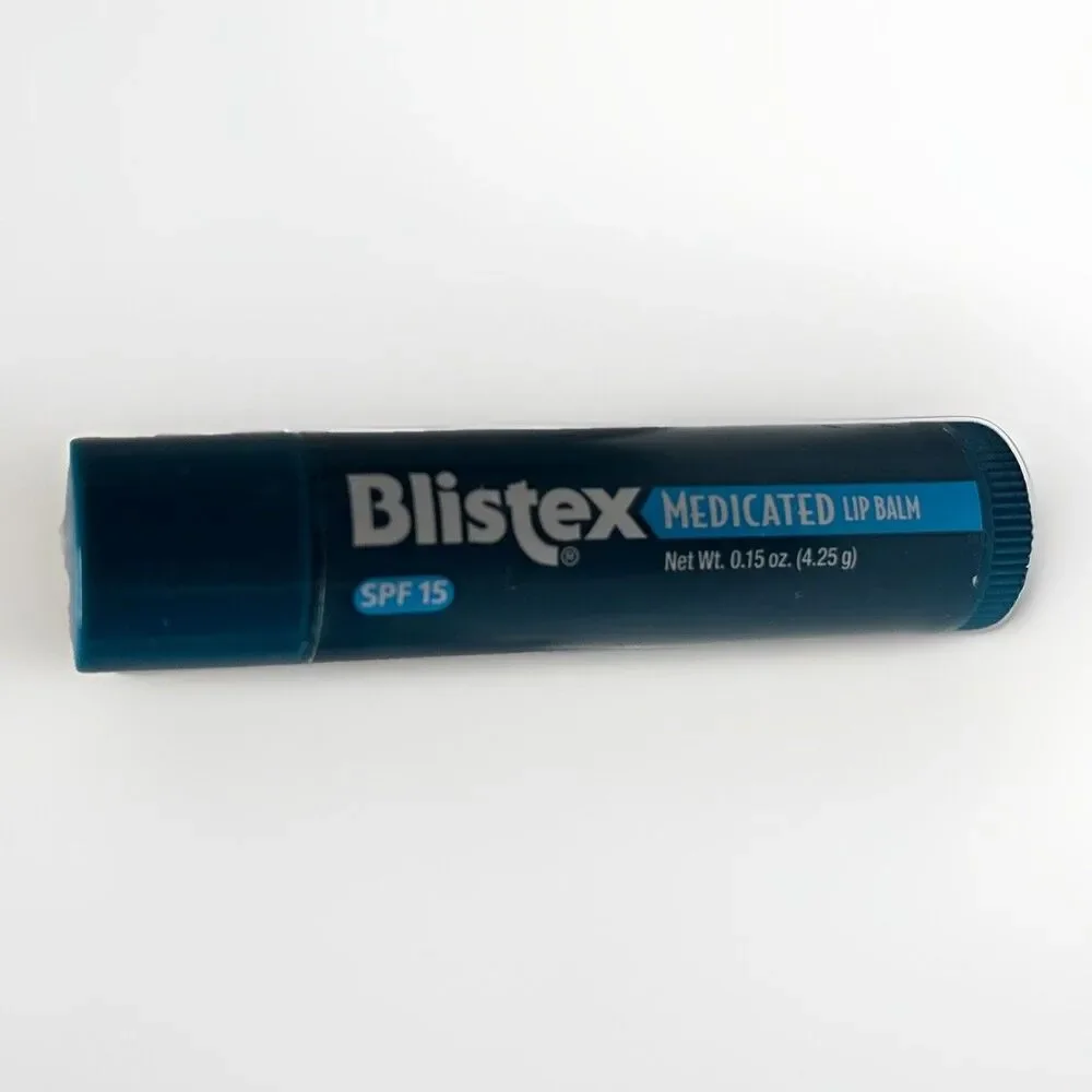 2 Pack Blistex Medicated Lip Balm SPF 15 Protectant Sunscreen New